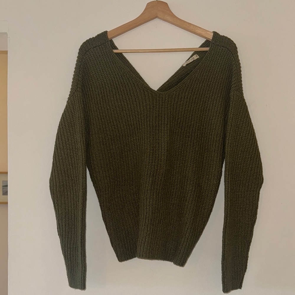 Olive Green Women's Sweater